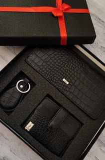 ست هدیه کیف پول،کیف کارت و جاکلیدی
